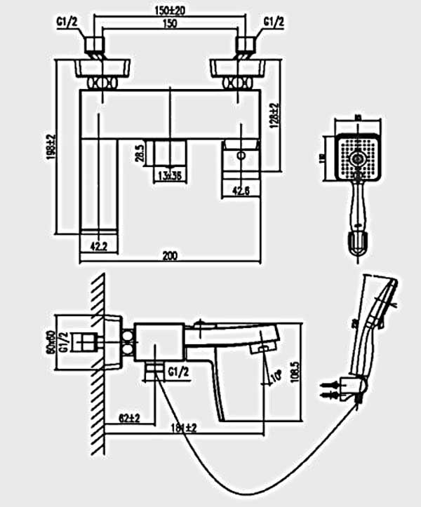 Ban ve sen tam Inax BFV-403S