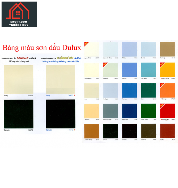 Bảng màu sơn DULUX