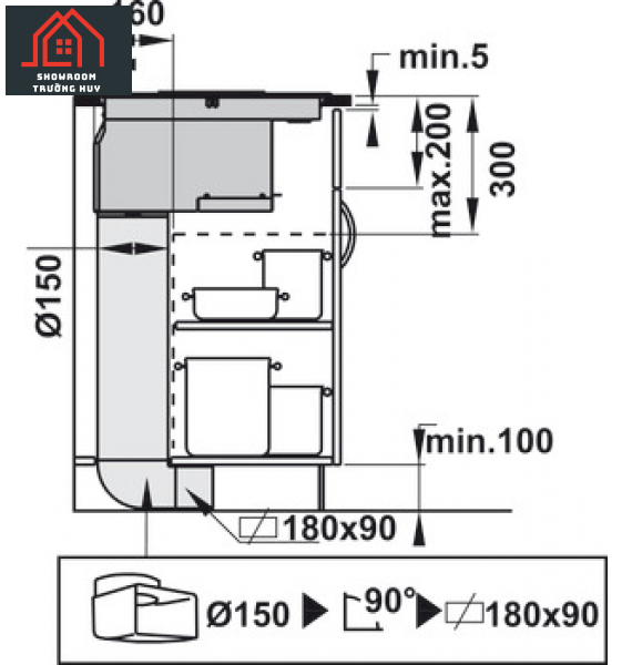 Bếp Từ Kết Hợp Máy Hút Mùi Hafele 536.61.655