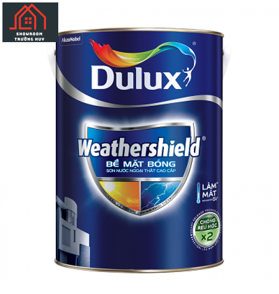 Sơn dulux Weathershield bề mạt bóng