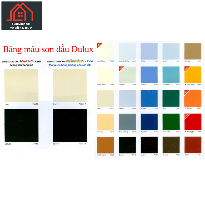 Bảng màu sơn DULUX