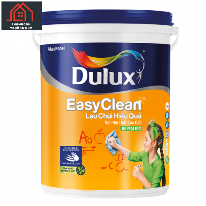Sơn Dulux Easyclean lau chùi hiệu quả