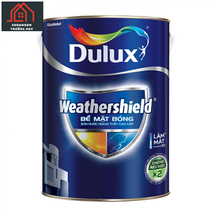 Sơn dulux Weathershield bề mạt bóng